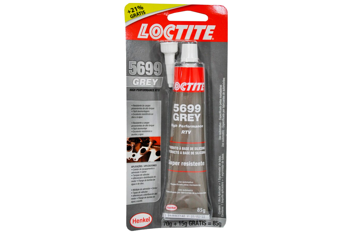 SILICONE NEUTRO GREY 85G LOCTITE