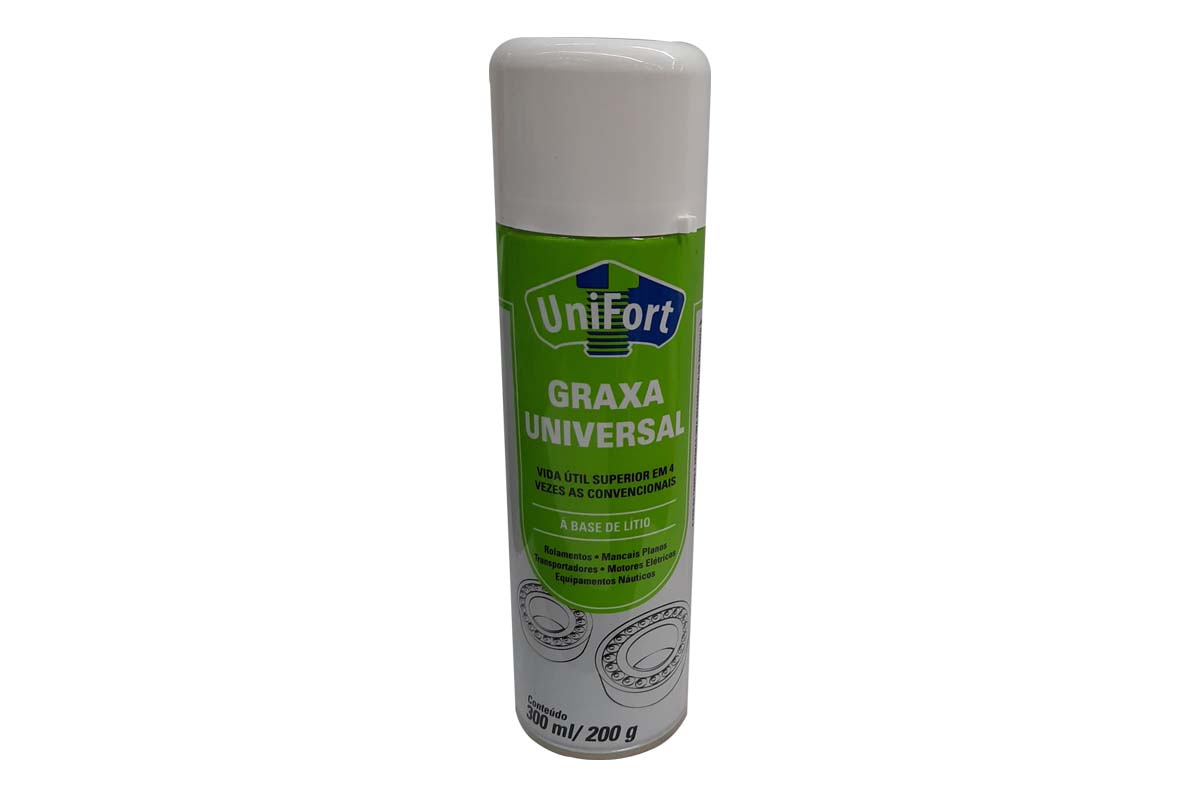 GRAXA UNIVERSAL SPRAY 300ML/200G BRANCA UNIFORT