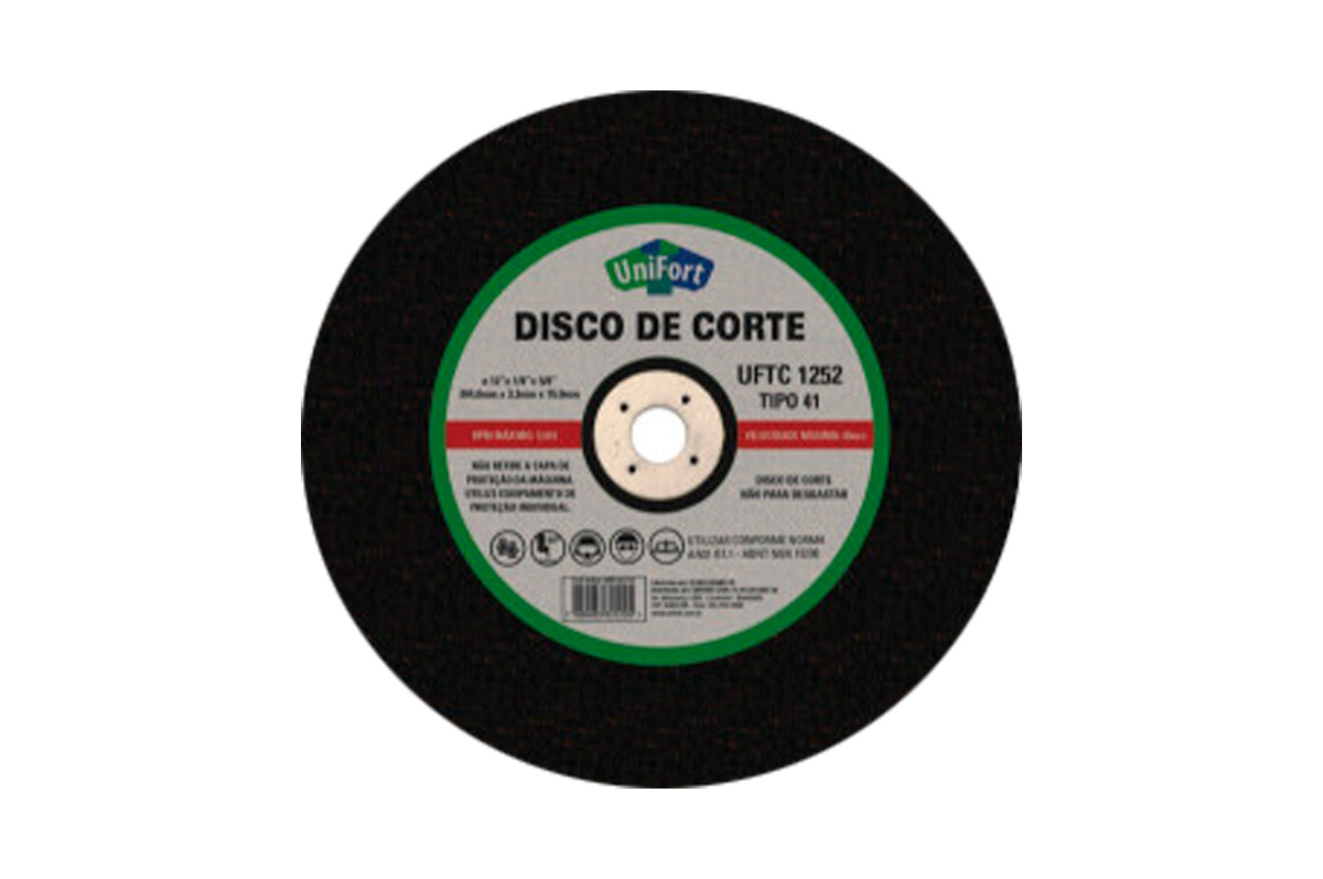 DISCO CORTE ACO/METAL 2T 12X1/8X5/8