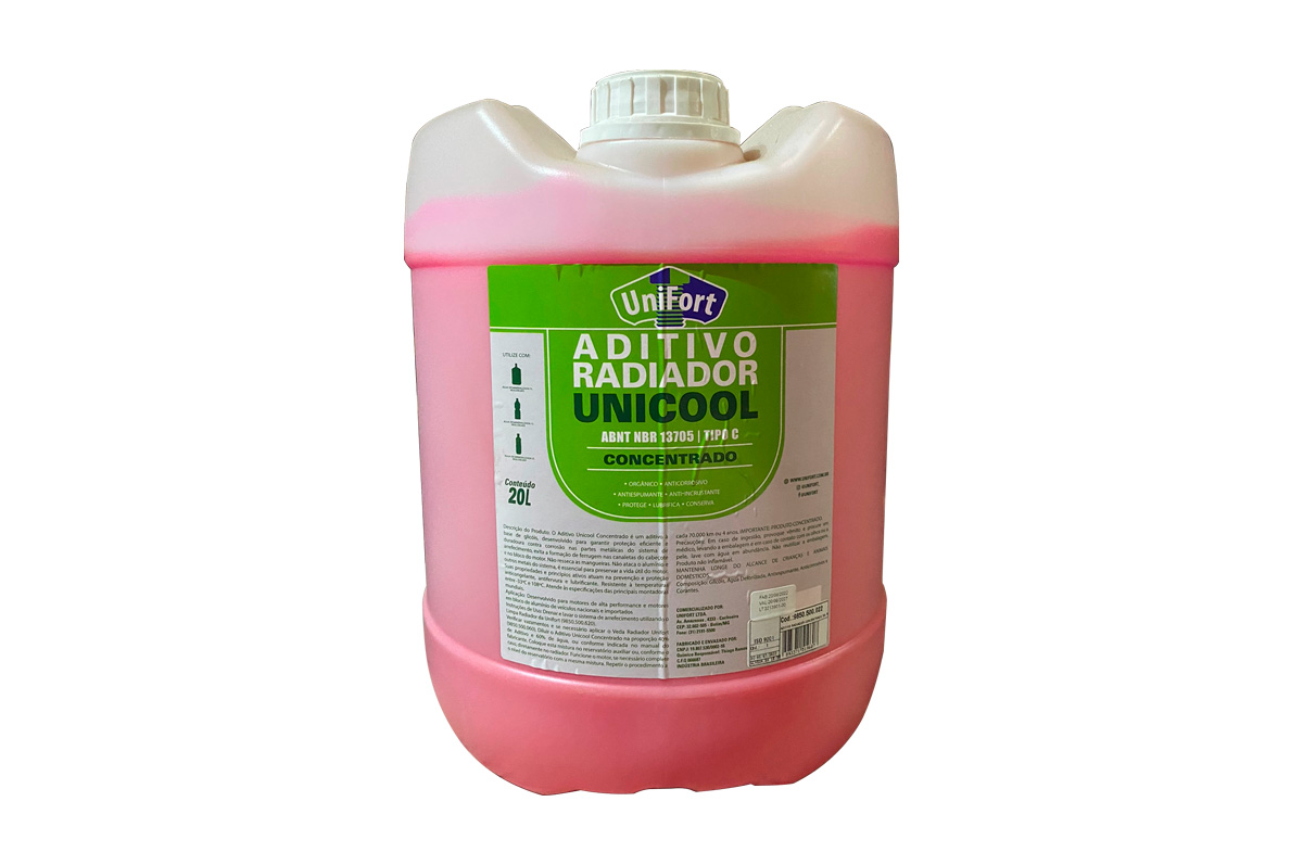 ADITIVO RADIADOR CONCENTRADO 20L ROSA ORGANICO UNIFORT