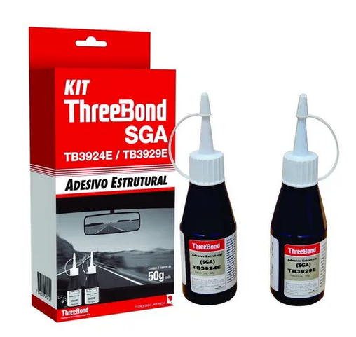 KIT ADESIVO ESTRUTURAL RETROVISOR 50G THREE BOND