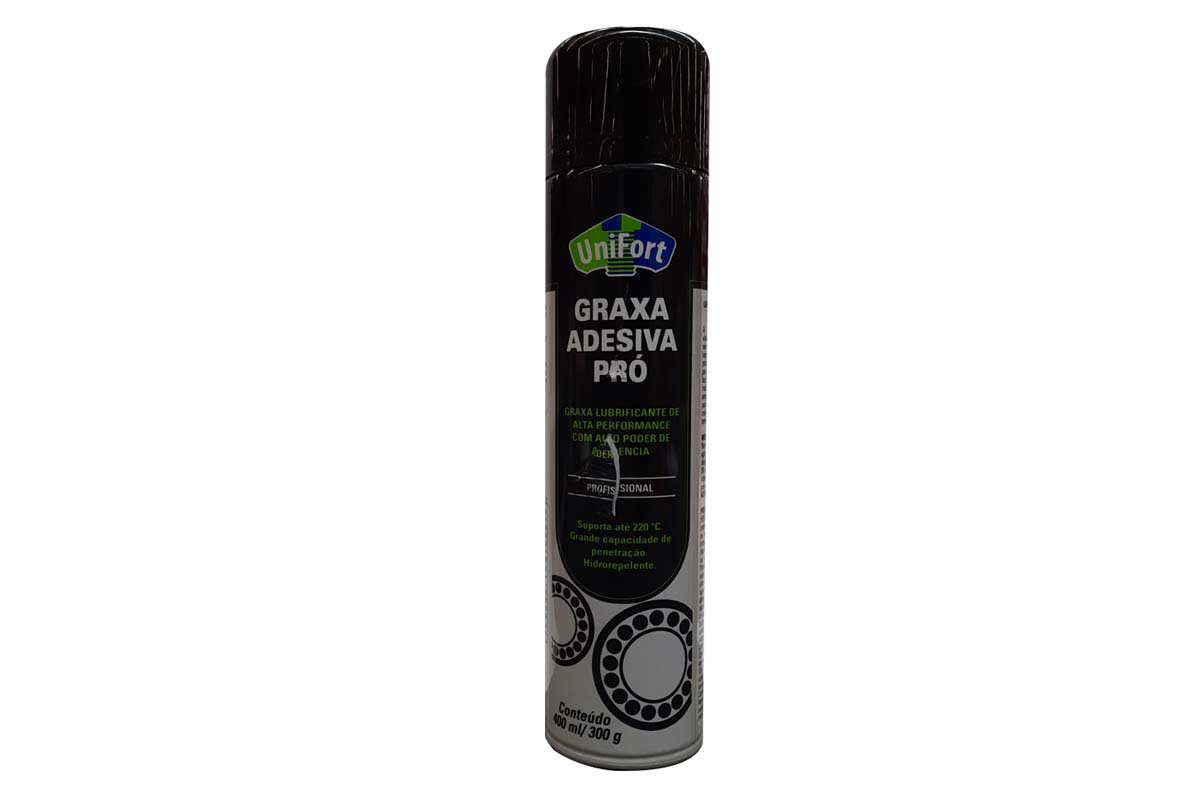 GRAXA ADESIVA SPRAY 400ML/300G PRO ALTA ADERENCIA UNIFORT