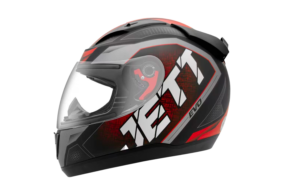 CAPACETE JETT EVO LINE FOSCO TAM 60 VERMELHO