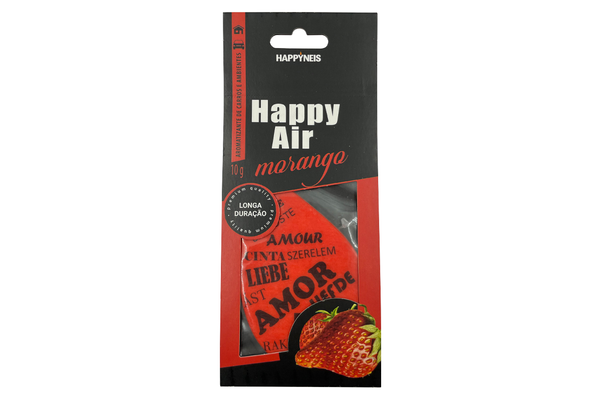 AROMATIZANTE AMOR MORANGO 10G HAPPY AIR