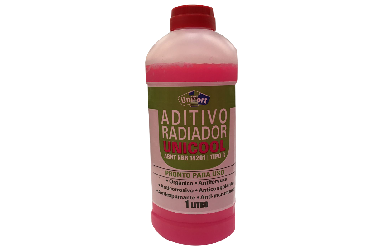 ADITIVO RADIADOR PRONTO P/USO 1L ROSA ORGANICO UNIFORT