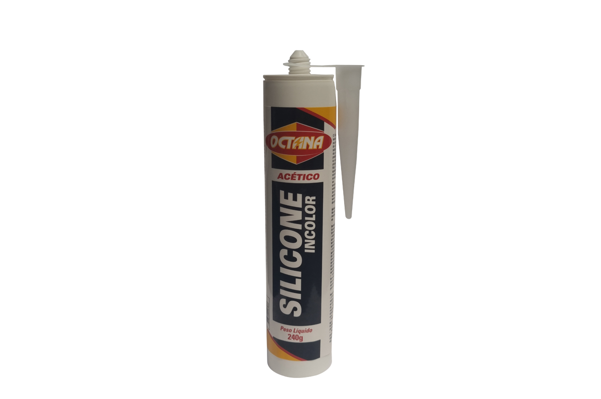 SILICONE ACETICO INCOLOR 240G OCTANA