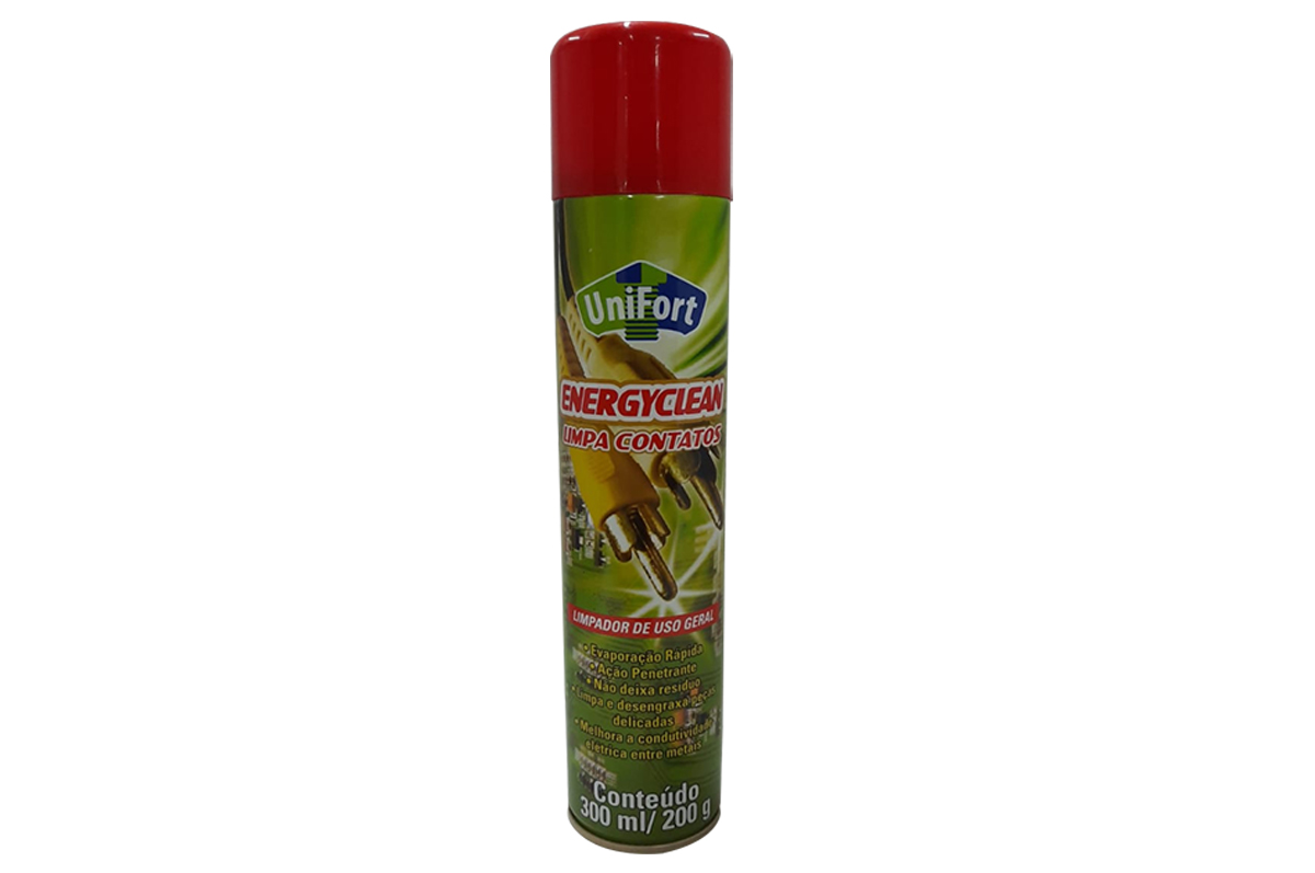 LIMPA CONTATO ENERGYCLEAN SPRAY 300ML/200G UNIFORT