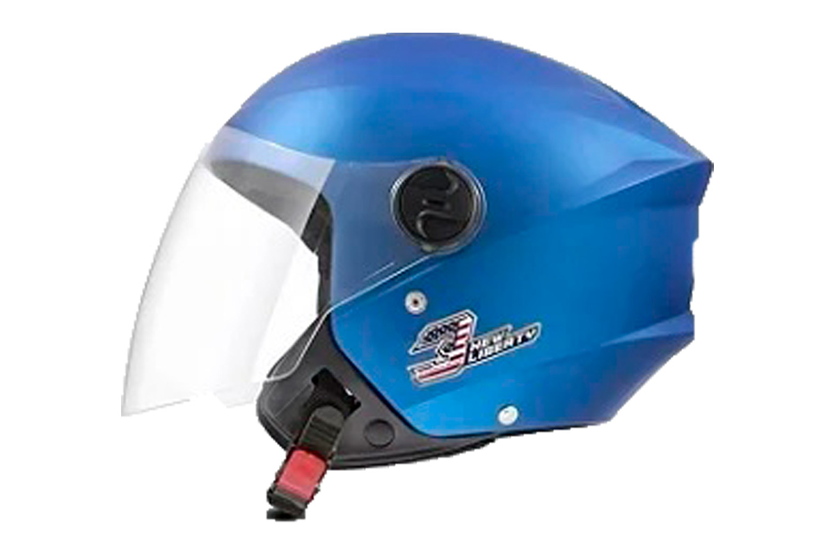 CAPACETE NEW LIBERTY THREE ELITE FOSCO TAM 56 SKY BLUE