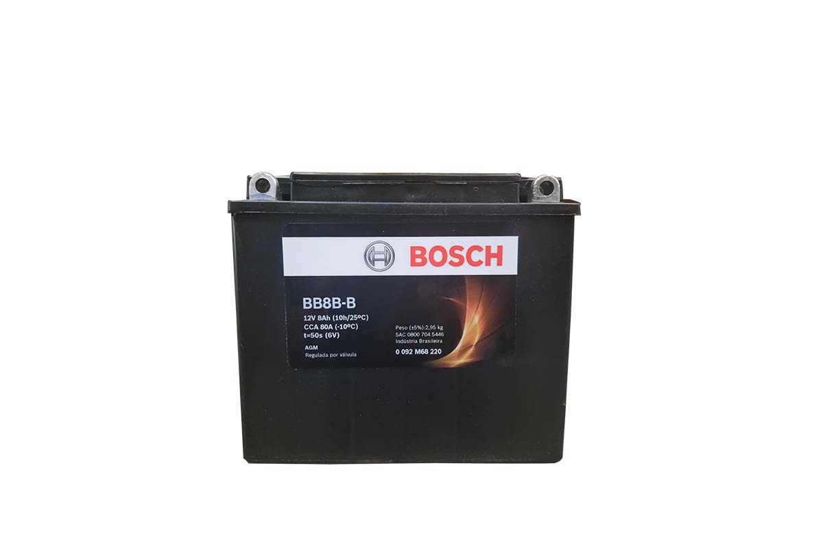 BATERIA 12V 8AH BB8B-B STRADA/NX 150/350/200/XR 200/XT 225