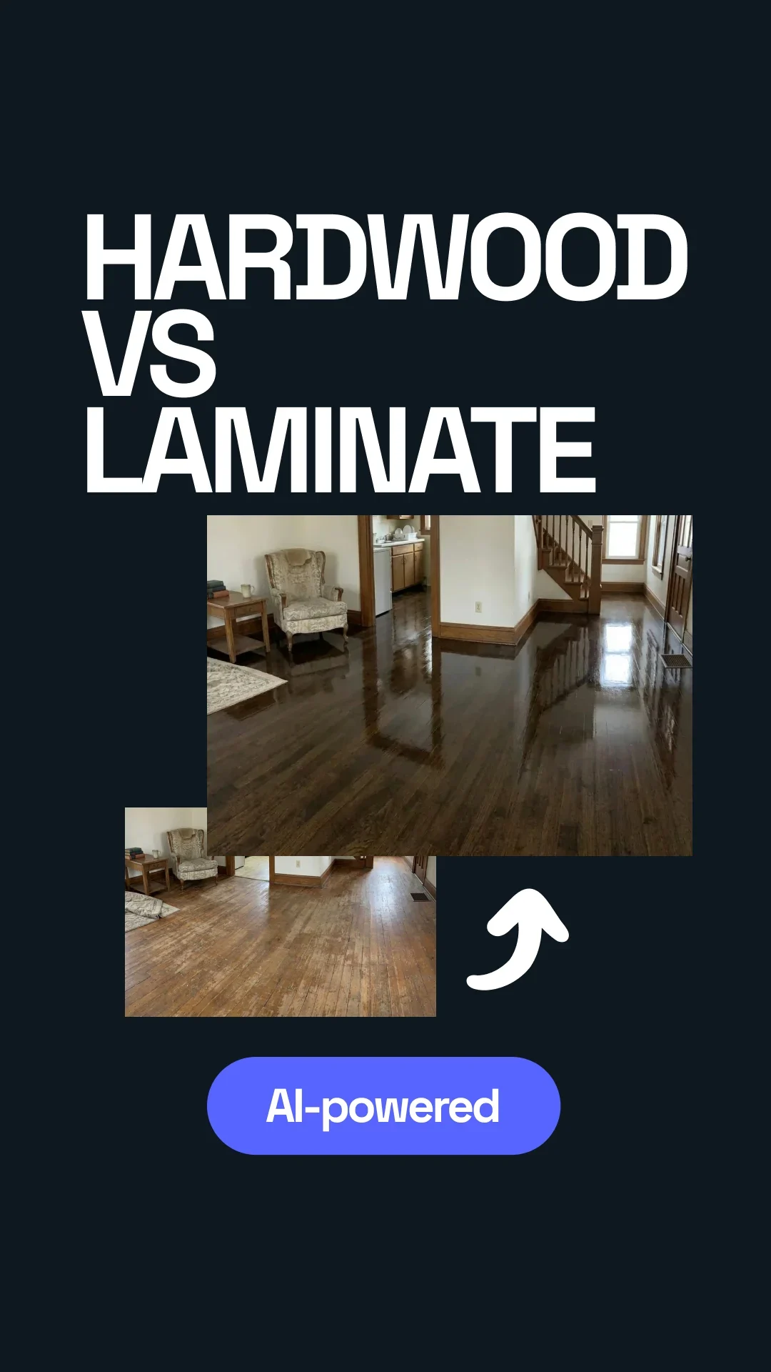 How to Use AI to Compare Hardwood vs Laminate Flooring Before You Buy