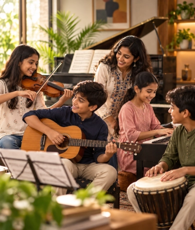 Guitar based music learning