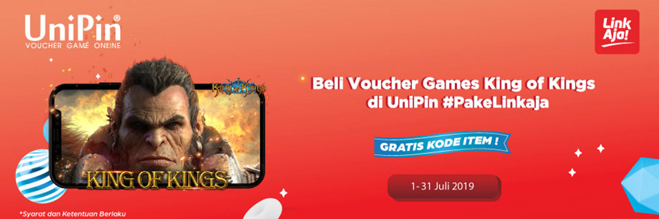 Top up King of Kings di UniPin #pakeLinkAja 1563532473-King-of-Kings-960-x-320%20edit