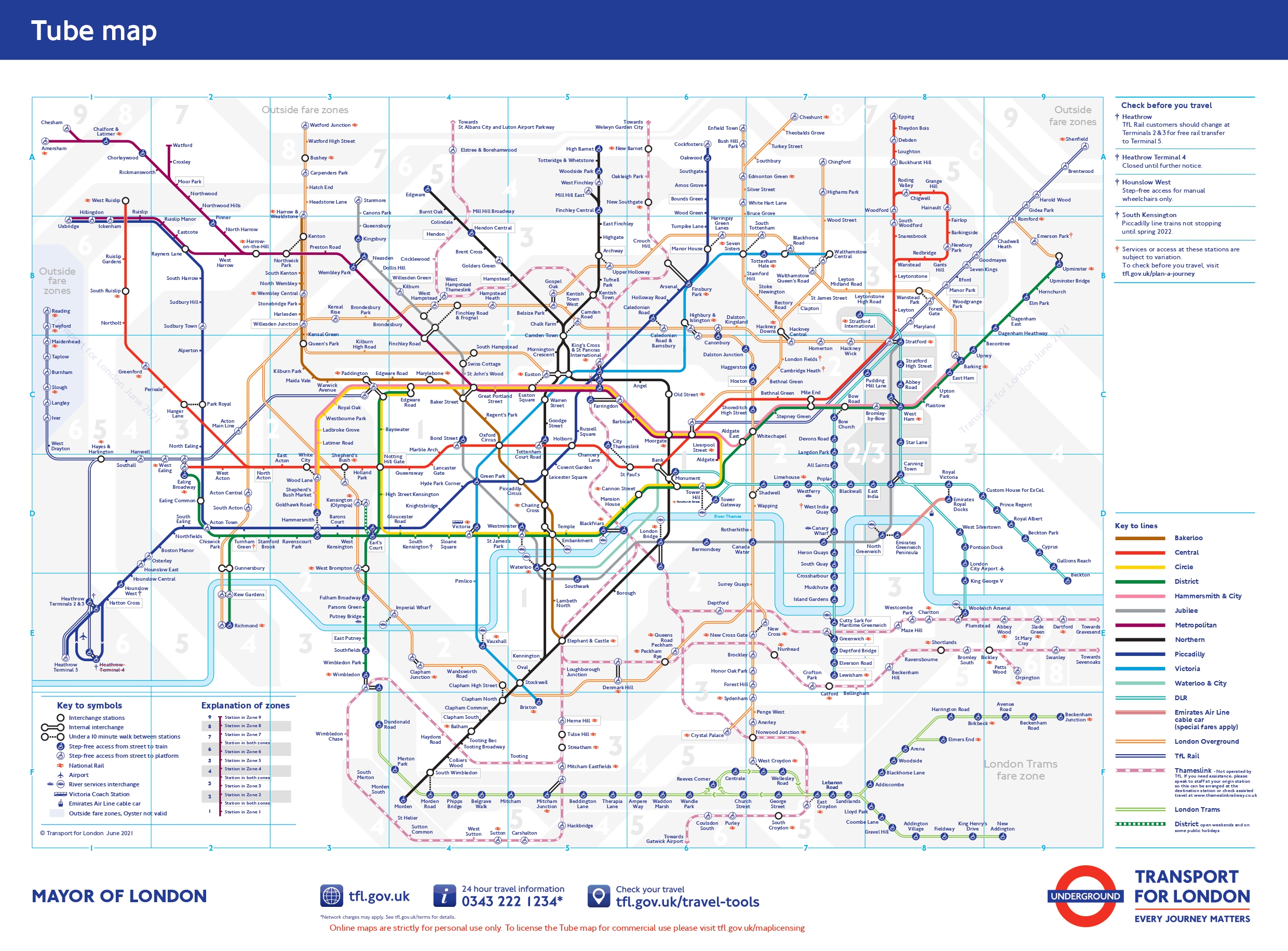 London Underground map