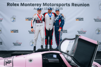 Pole position and podium finishes for Zak Brown in Monterey