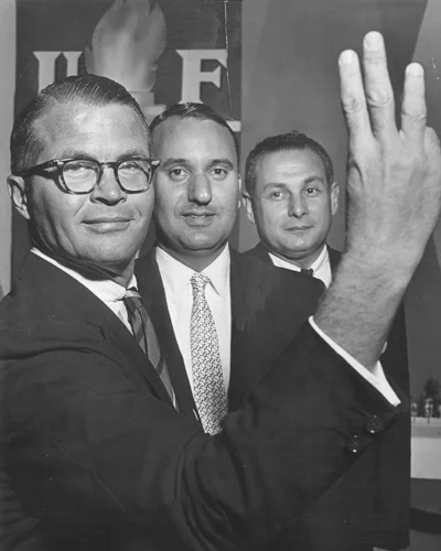 Old picture of three men