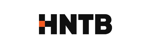 Logo that reads HNTB