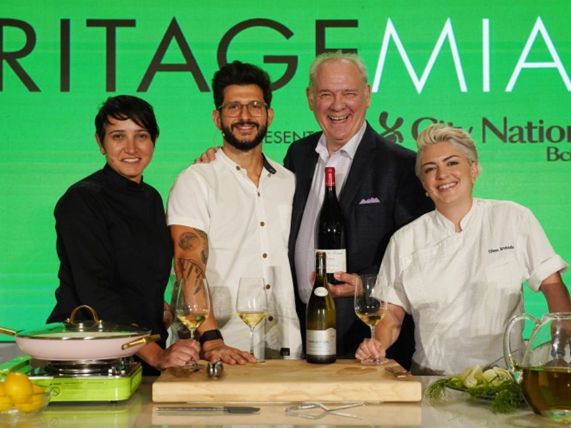 group of chefs posing for the camera during event