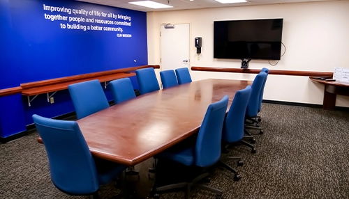 photograph of meeting room