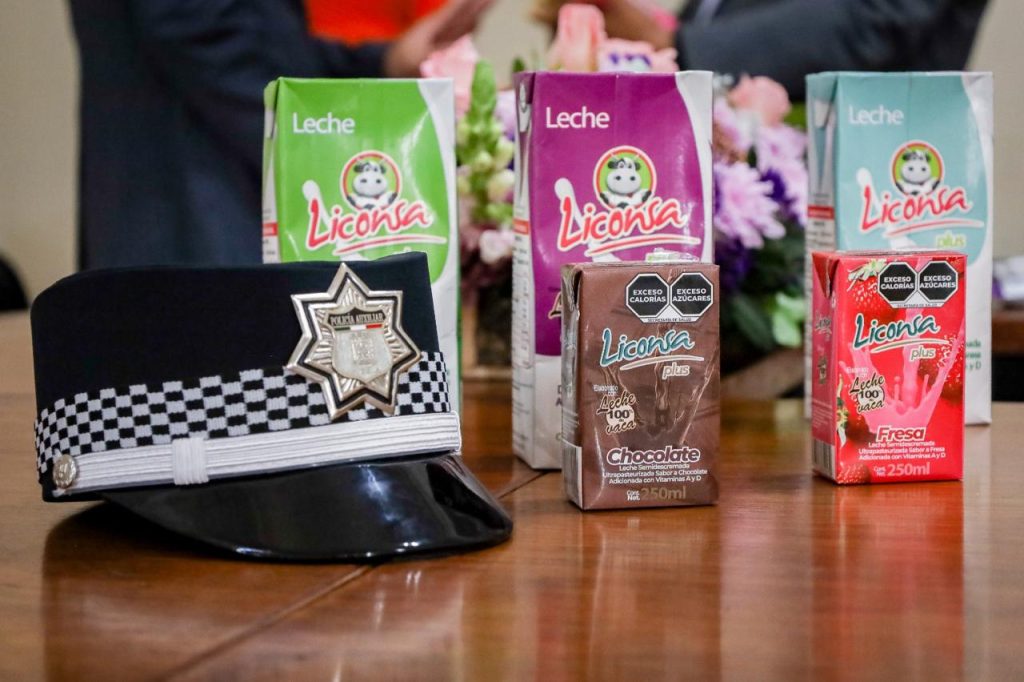Policía Auxiliar carta de adhesión con Liconsa Puebla