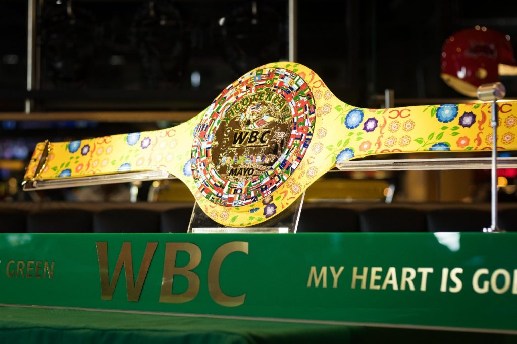 Cinturón "Xicohténcatl" para la Pelea Canelo vs Scull