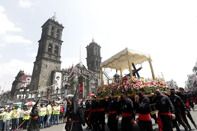 Recorrido de la Procesión en Puebla Capital