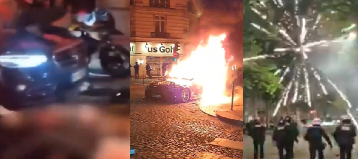Caos en París tras victoria del PSG: tres personas resultaron heridas en un atropello cerca a los Campos Elíseos