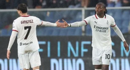 Giménez asiste en la remontada del Milan ante Genoa