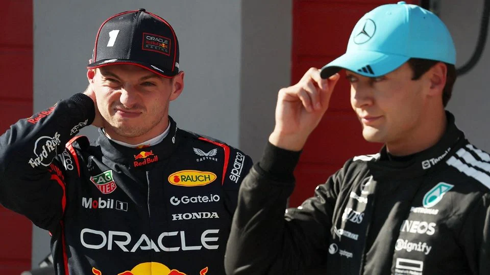 Russell acusa a Verstappen de choque deliberado; Max responde con ironía