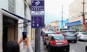 Parquímetros en Puebla generan más de 4 millones de pesos en su tercer mes