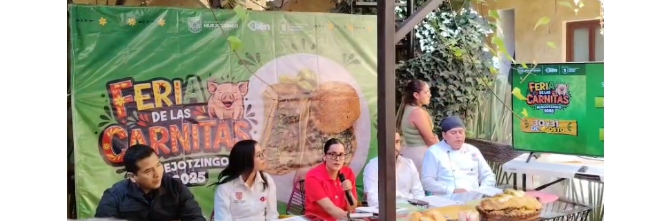 Huejotzingo se alista para la Feria de las Carnitas 2025