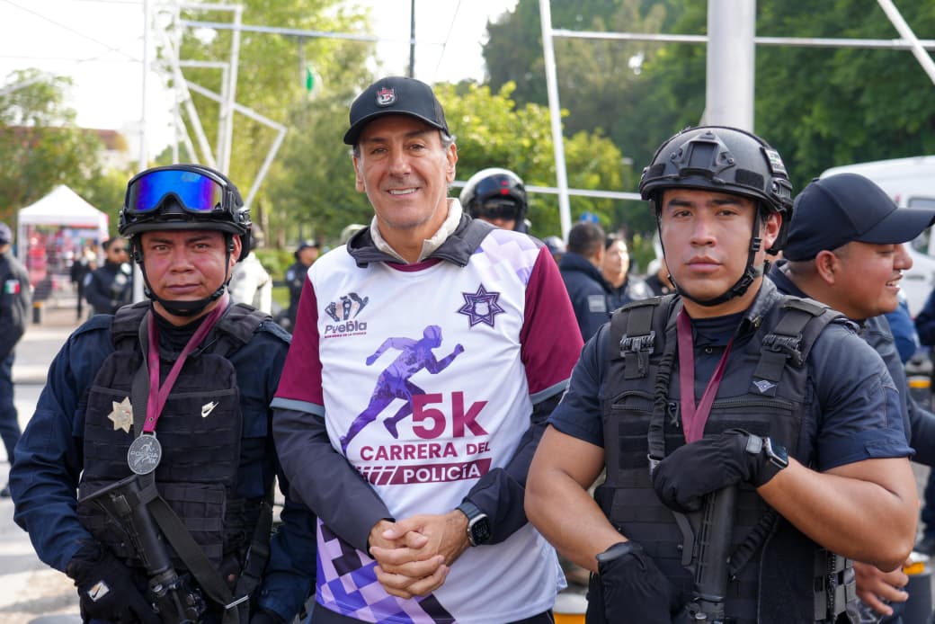 Reconocen labor de policías en Puebla