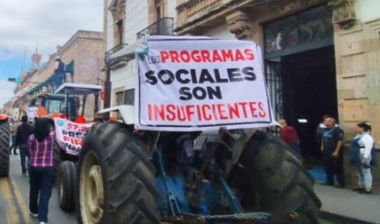 Productores agrícolas inician paro nacional