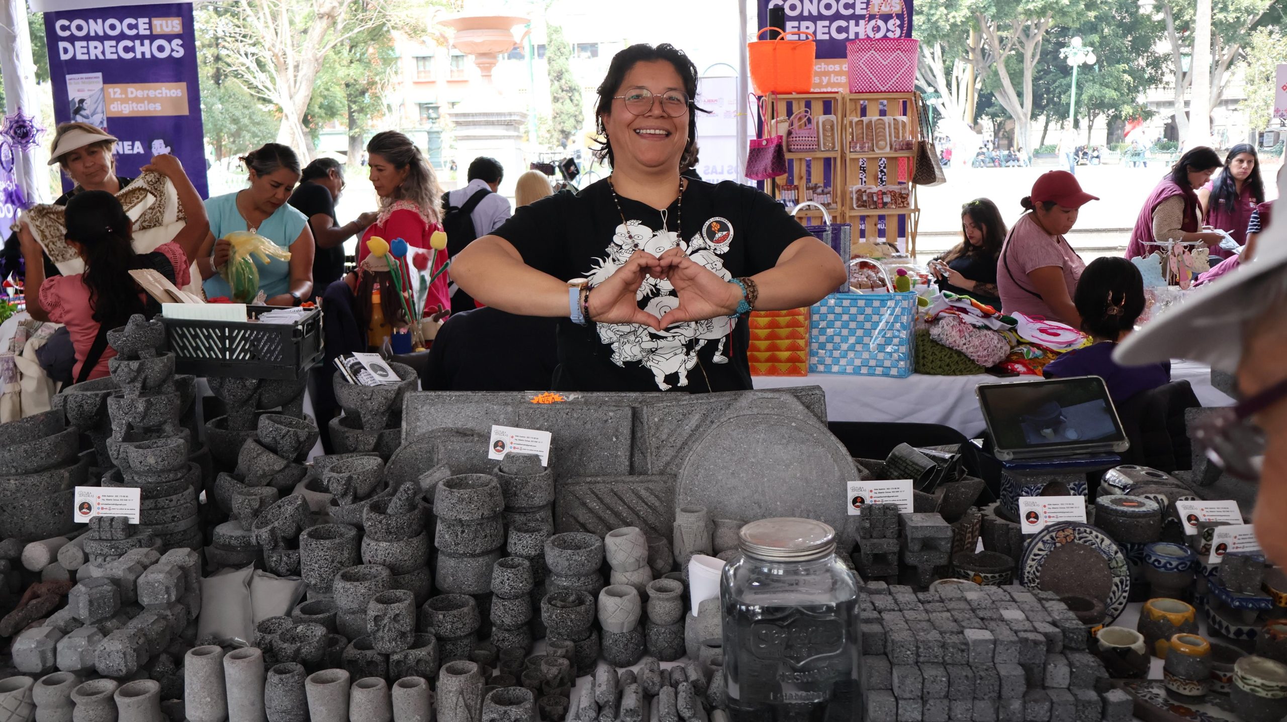 Gobierno de Puebla impulsa participación de productoras con Jornada Violeta
