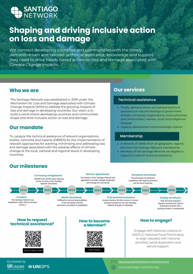 Santiago Network factsheet