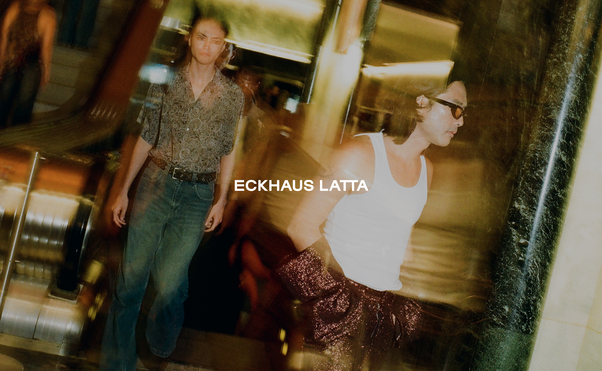 ECKHAUS LATTA 緑のノースリーブワンピース S