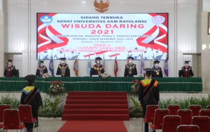 Wisuda Daring UNSRAT Periode I Tahun Akademik 2021/2022