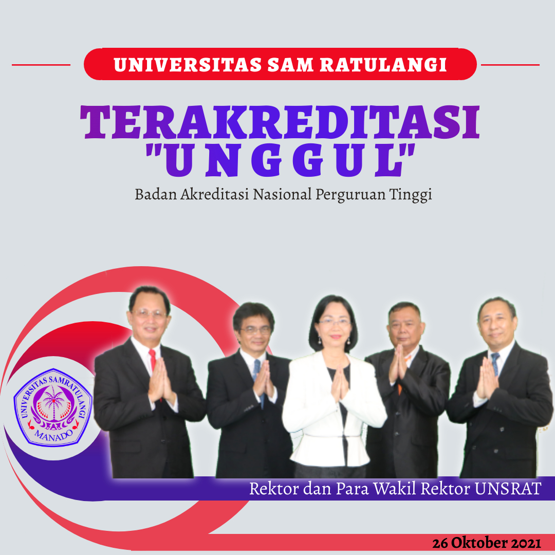 Unsrat Terakreditasi UNGGUL dari BAN-PT Unsrat Terakreditasi UNGGUL dari BAN-PT