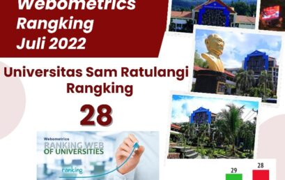 UNSRAT Ranking 28 Webometrics