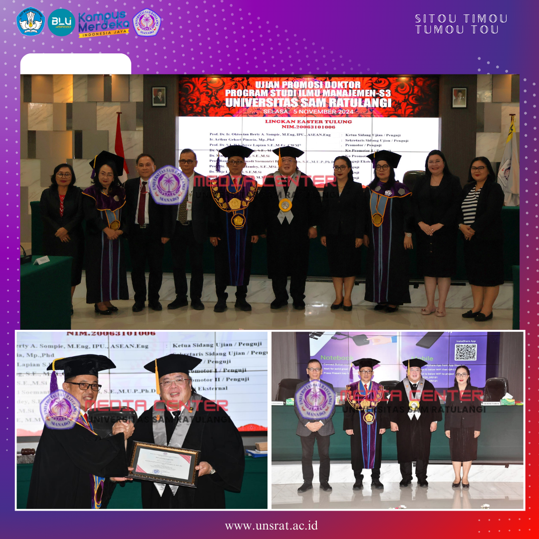 UJIAN PROMOSI DOKTOR PRODI ILMU MANAJEMEN S3 UJIAN PROMOSI DOKTOR PRODI ILMU MANAJEMEN S3