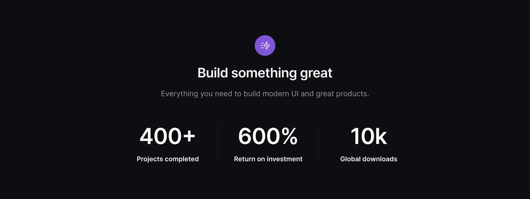 Simple centered text