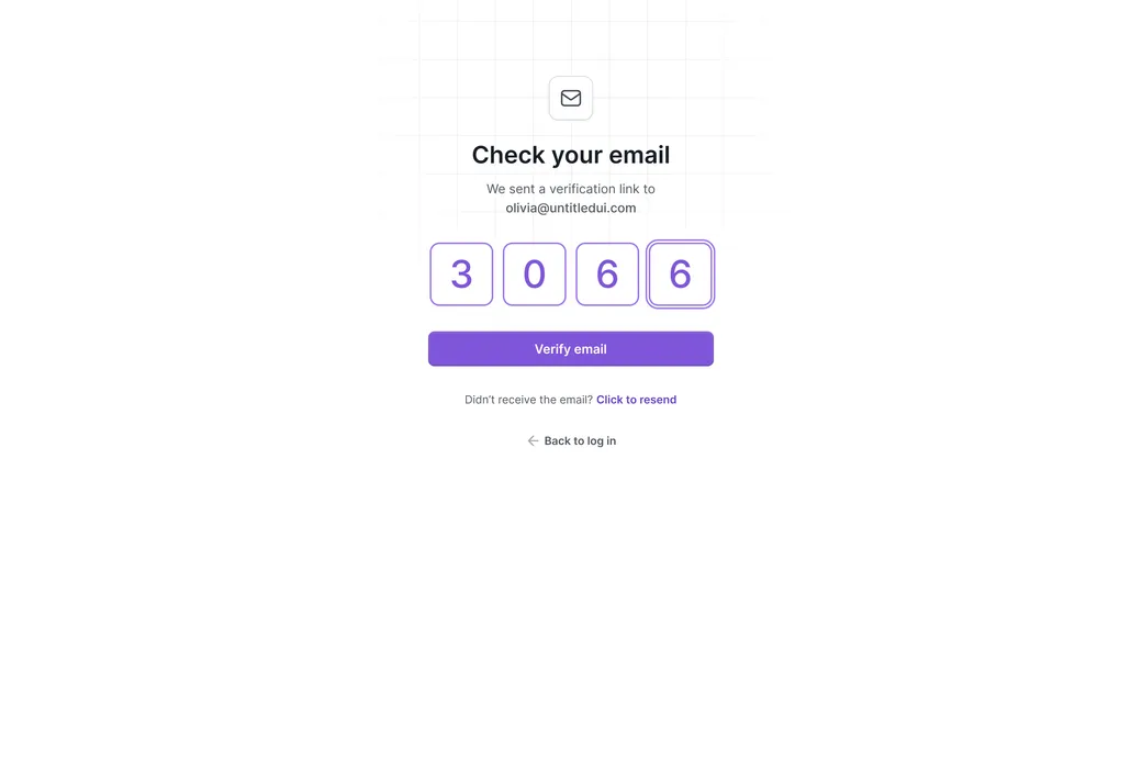 Step 2: Enter code manually