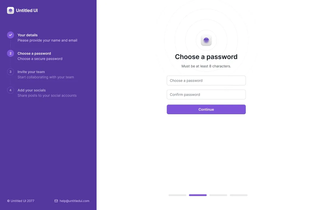 Sign up sidebar progress 02