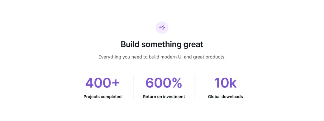 Simple centered text
