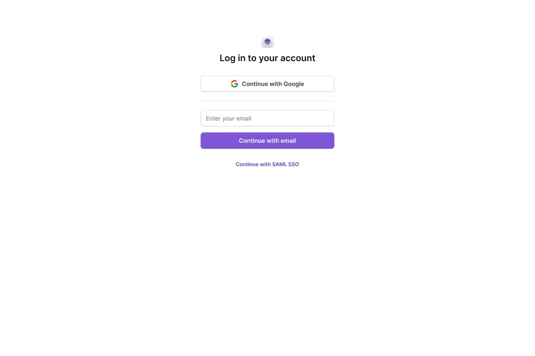 Log in simple with social login leading