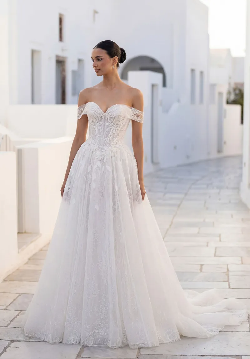 Temperley Wedding Dress by Morilee, basque waist wedding dress
