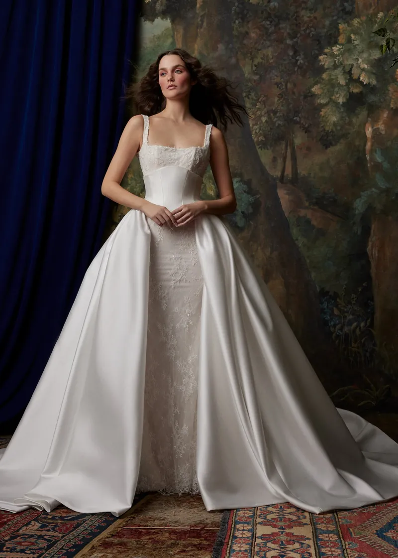 Giotto by Ines Di Santo, trumpet wedding dress