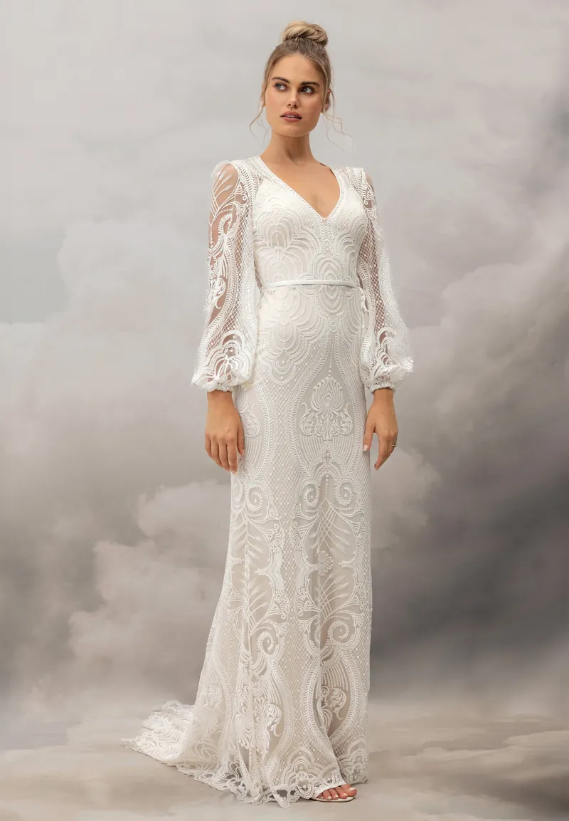 Lilith Gown by Catherine Deane, fit & flare wedding dress
