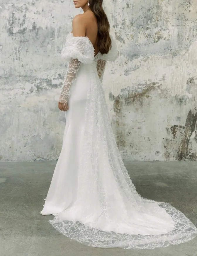 Lumi by Rime Arodaky, mermaid wedding dress