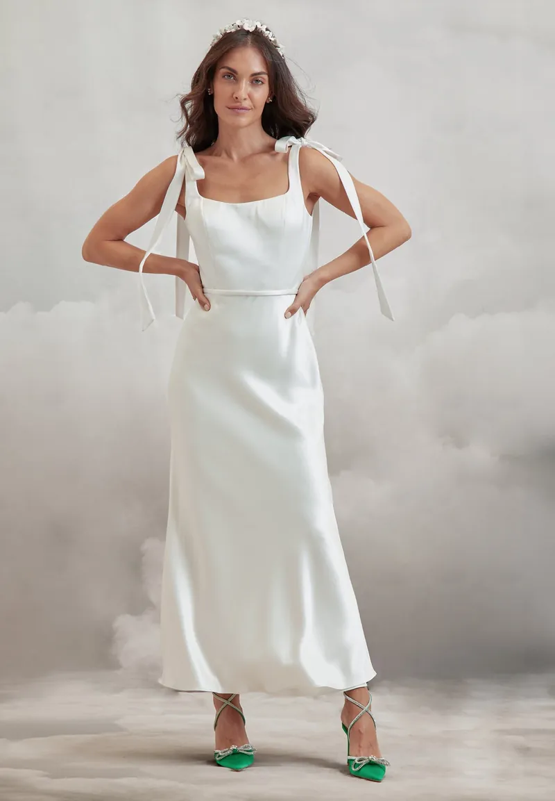 Becca Dress by Catherine Deane, column wedding dress
