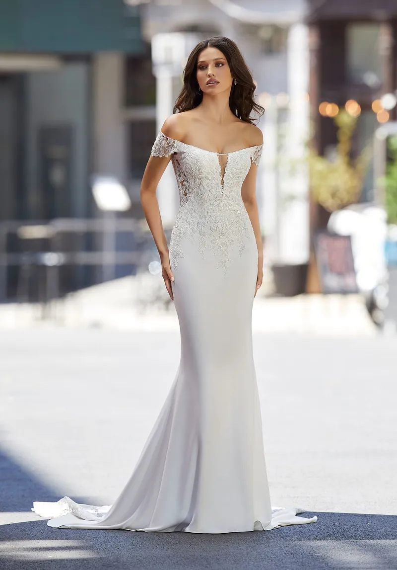 Jewel Wedding Dress by Morilee, sheath wedding dress